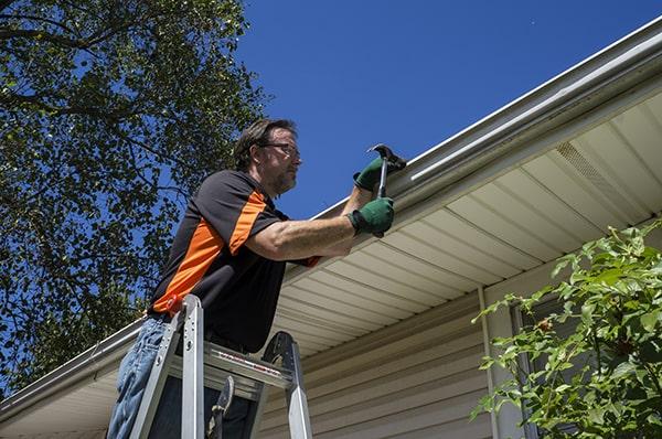 we use high-quality materials such as aluminum and steel for gutter repair